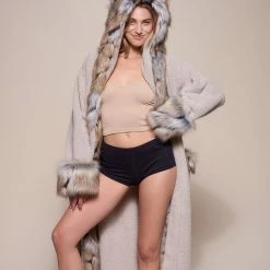 SpiritHoods LLC Wolverine Classic Faux Fur Robe | Women's