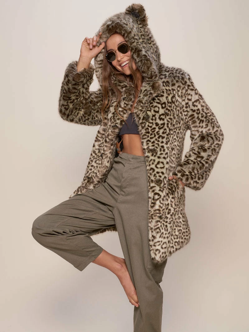 SpiritHoods LLC Forest Leopard Luxe Classic Faux Fur Coat | Women's 1 SpiritHoods LLC Forest Leopard Luxe Classic Faux Fur Coat | Women's