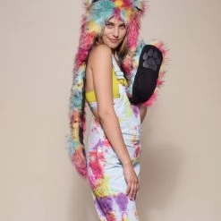 SpiritHoods LLC WOMENS Oaxaca Jaguar Collector Edition Faux Fur Hood 12 SpiritHoods LLC WOMENS Oaxaca Jaguar Collector Edition Faux Fur Hood