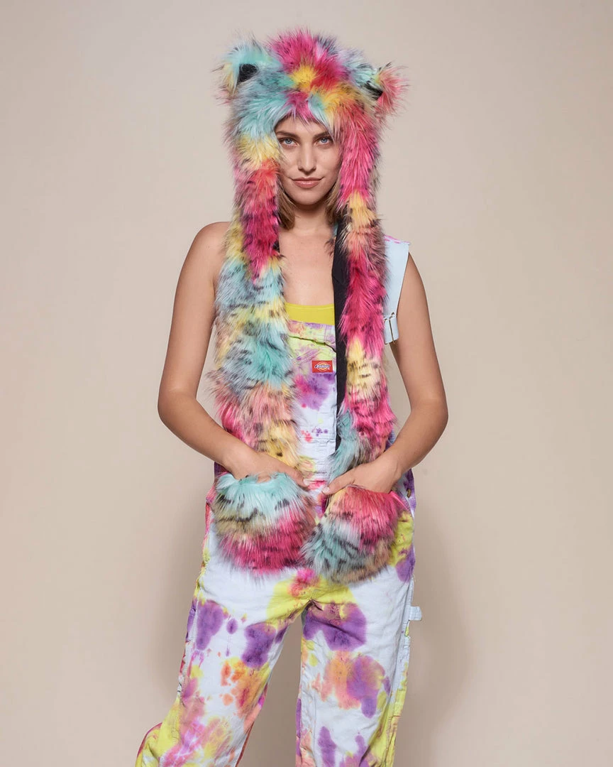 SpiritHoods LLC WOMENS Oaxaca Jaguar Collector Edition Faux Fur Hood 2 SpiritHoods LLC WOMENS Oaxaca Jaguar Collector Edition Faux Fur Hood