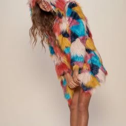 SpiritHoods LLC Butterfly Hooded Faux Fur Coat | Women's 13 SpiritHoods LLC Butterfly Hooded Faux Fur Coat | Women's