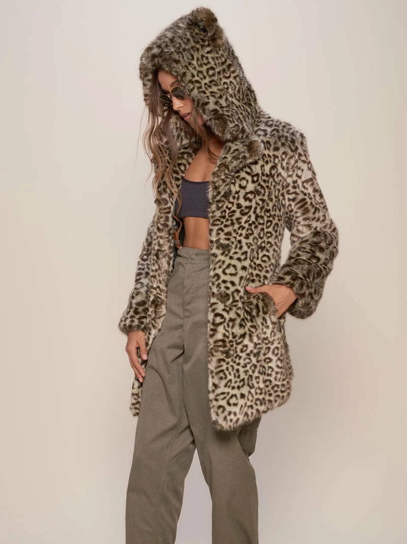 SpiritHoods LLC Forest Leopard Luxe Classic Faux Fur Coat | Women's 4 SpiritHoods LLC Forest Leopard Luxe Classic Faux Fur Coat | Women's
