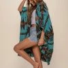 SpiritHoods LLC Grey Wolf Fabric Poncho | Women's