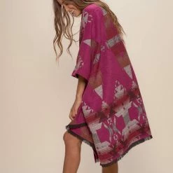 SpiritHoods LLC Grey Fox Fabric Poncho | Women's COMING SOON