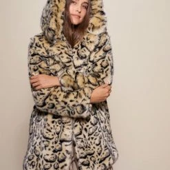SpiritHoods LLC Classic Ocelot Luxe Faux Fur SpiritHood Coat