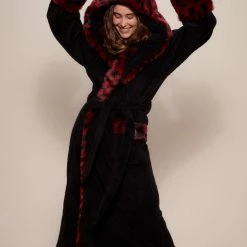 SpiritHoods LLC COMING SOON Wild Cat Classic Faux Fur Robe | Women's