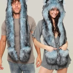 SpiritHoods LLC *Almost Purfect* Ice Husky Luxe Faux Fur Hood
