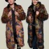 SpiritHoods LLC FESTIVAL SALE *Almost Purfect* Parrot Calf Length Faux Fur Coat