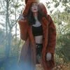 SpiritHoods LLC VIBRANT COLORS VAMP Wolf Artist Edition Faux Fur Coat | Women's