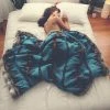SpiritHoods LLC Grey Wolf Faux Fur Throw CUDDLE TIME