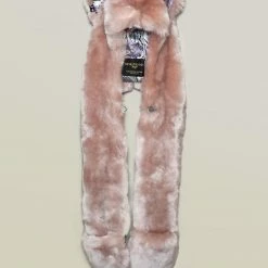 SpiritHoods FESTIVAL SALE *Almost Purfect* Rose Quartz Luxe Faux Fur Hood