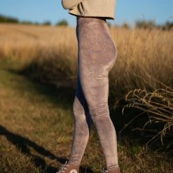 SpiritHoods LLC DAY TIME STYLE Rattlesnake High-Waisted Velvet Leggings | Women's