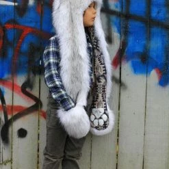 SpiritHoods LLC Kids Husky Faux Fur SpiritHood