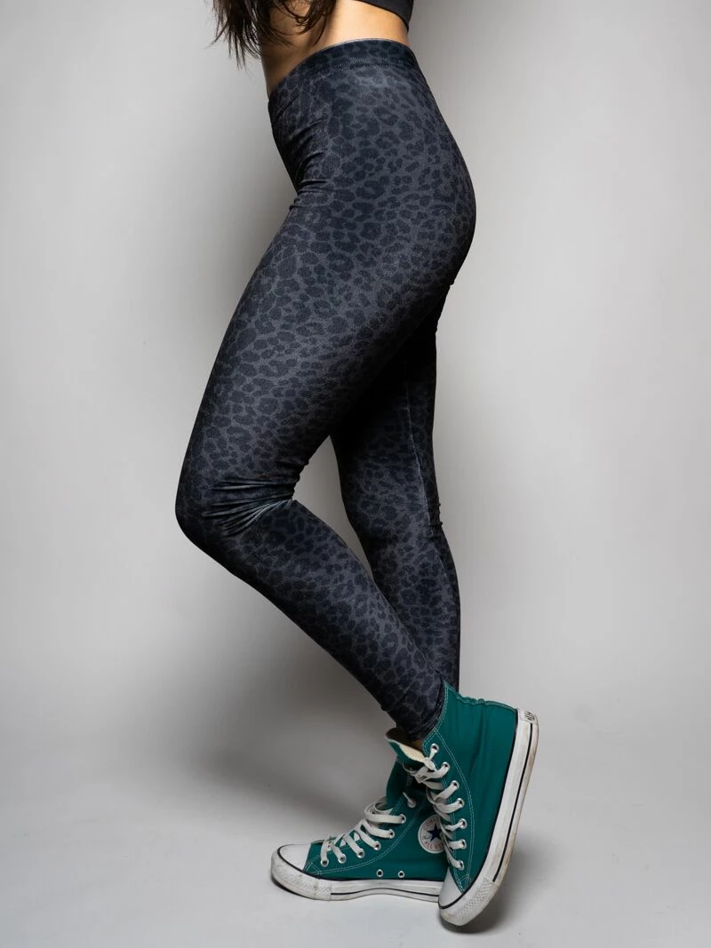 SpiritHoods LLC Black Panther Velvet Leggings | Women's 1 SpiritHoods LLC Black Panther Velvet Leggings | Women's