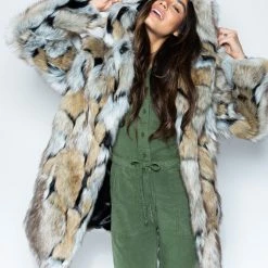 SpiritHoods LLC Wolverine Hooded Faux Fur Coat | Women's 12 SpiritHoods LLC Wolverine Hooded Faux Fur Coat | Women's