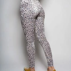 SpiritHoods LLC Spotted Blue Leopard Velvet Leggings | Women's 10 SpiritHoods LLC Spotted Blue Leopard Velvet Leggings | Women's