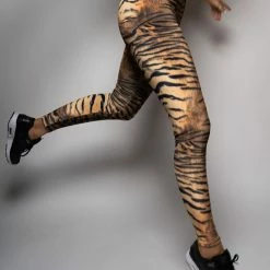 SpiritHoods LLC Tiger Velvet Leggings | Women's