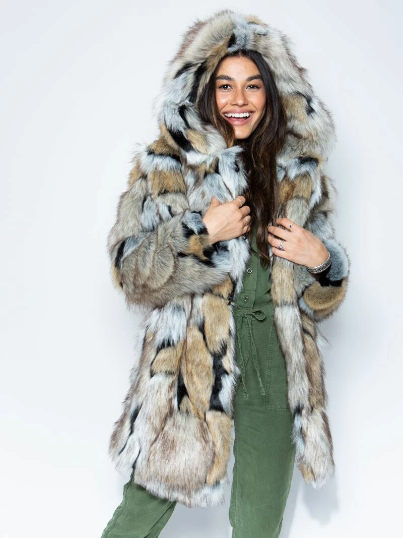 SpiritHoods LLC Wolverine Hooded Faux Fur Coat | Women's 1 SpiritHoods LLC Wolverine Hooded Faux Fur Coat | Women's